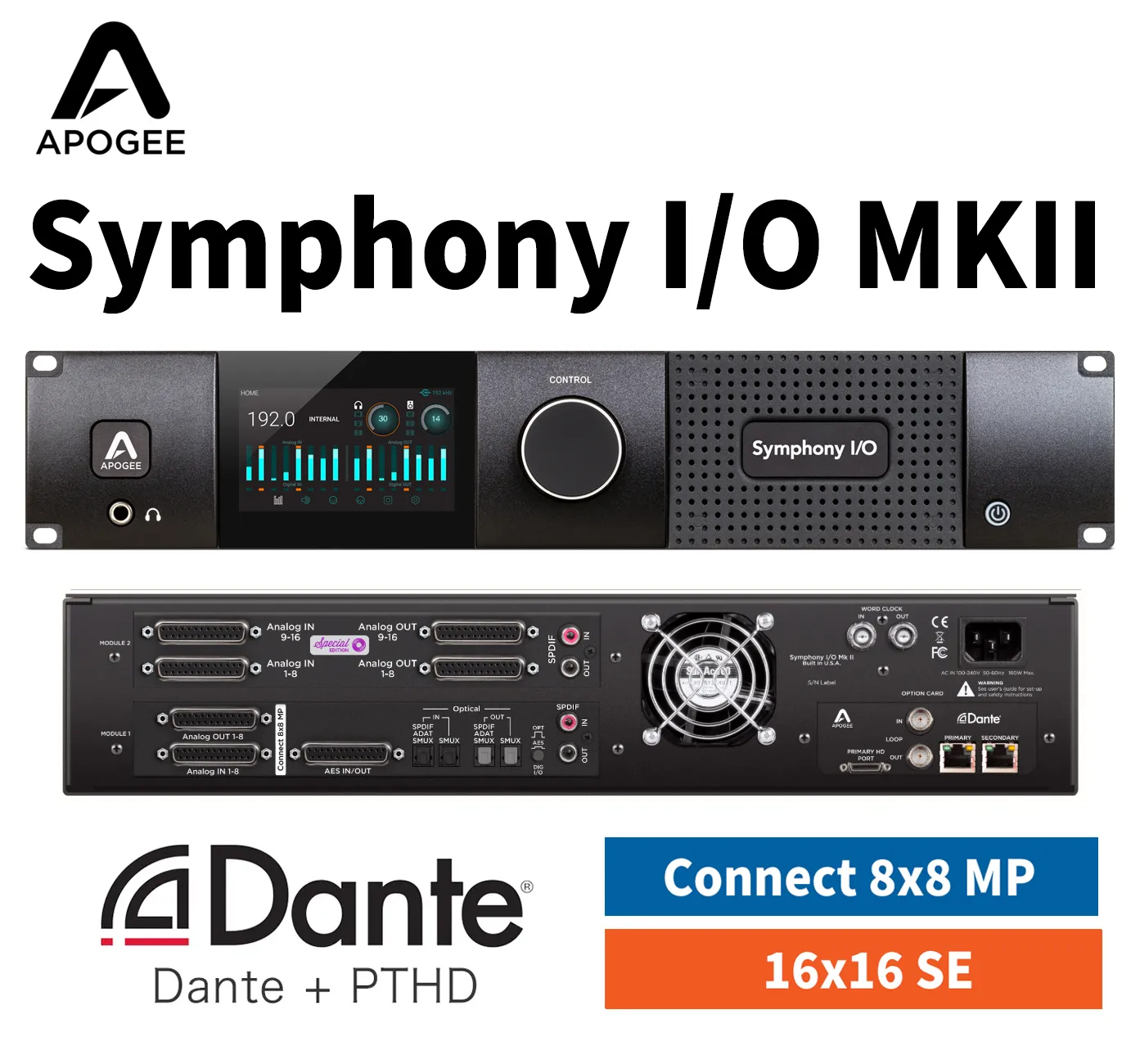 Symphony I/O MKII Dante & Pro Tools HDX Connect8 + 16x16SE