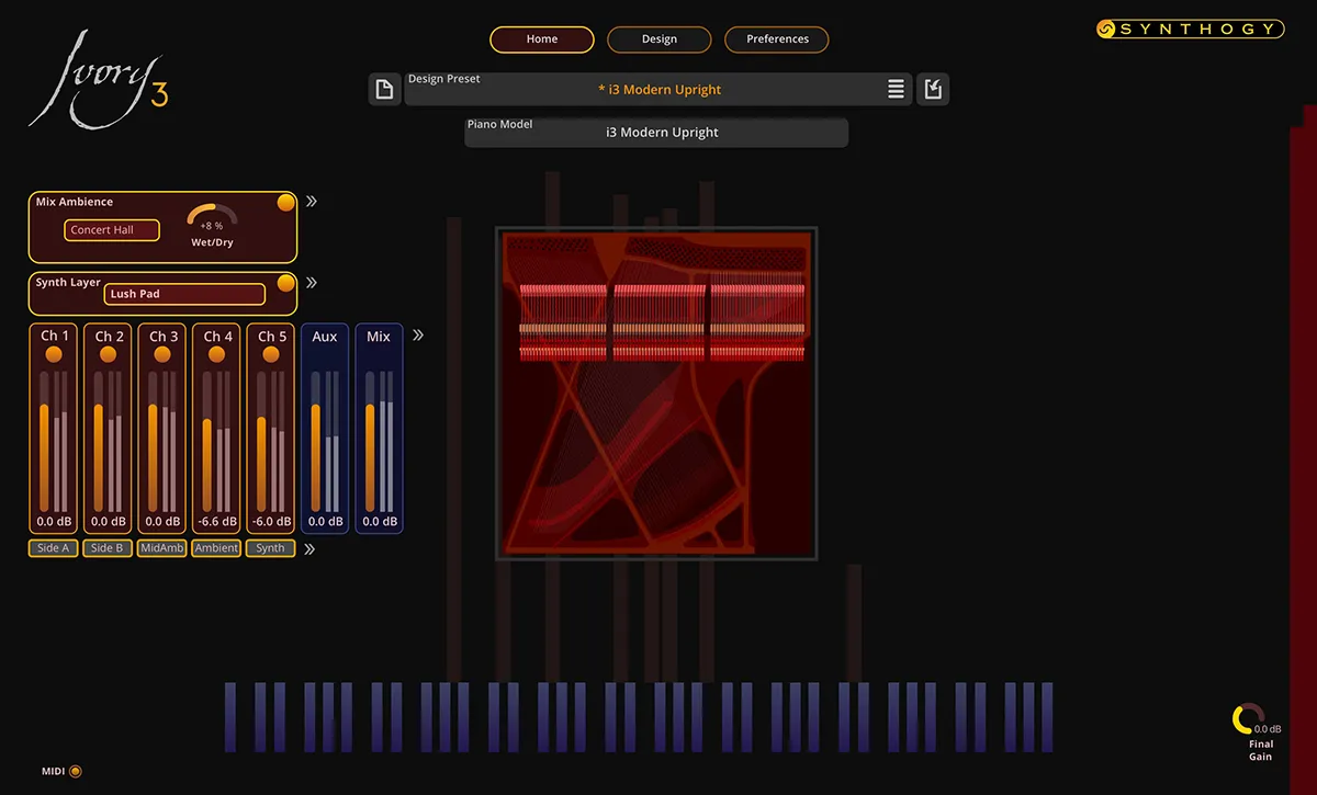 Upgrade Ivory 3 LE Modern（Ivory II Upright Pianosからのアップグレード版）