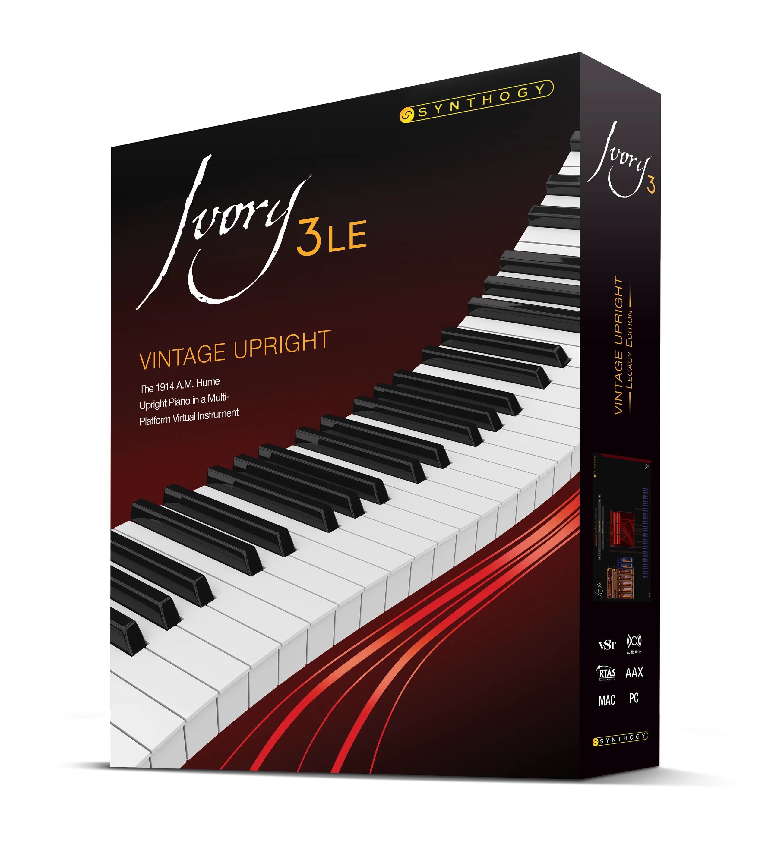 Upgrade Ivory 3 LE Vintage（Ivory II Upright Pianosからのアップグレード版）