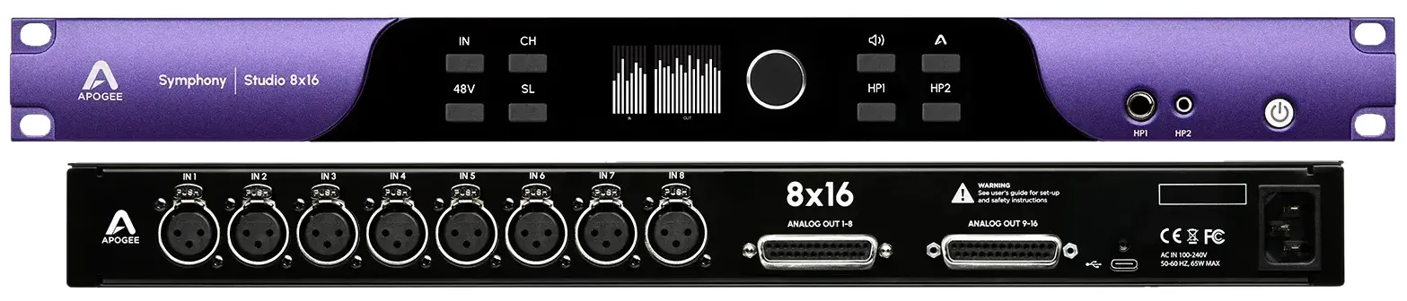 Symphony Studio8x16のフロントとリア