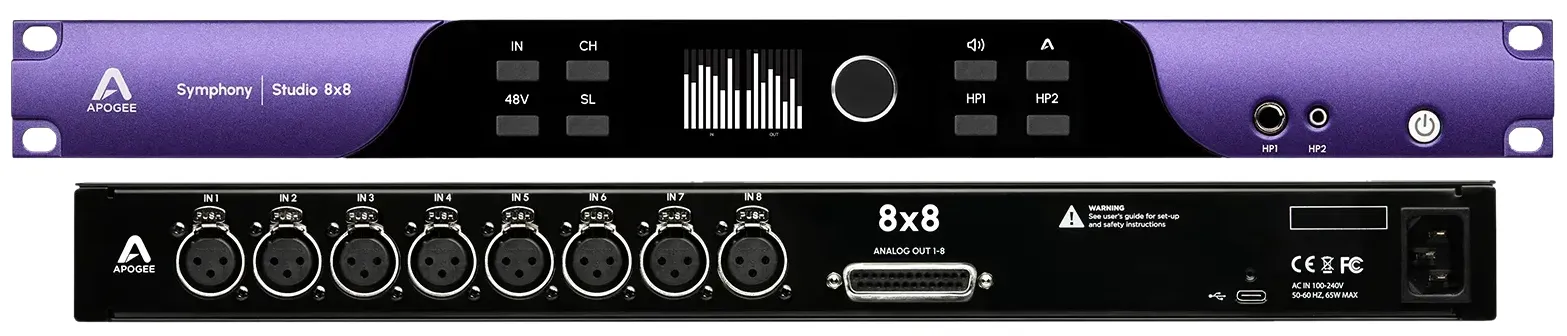 Symphony Studio2x12のフロントとリア
