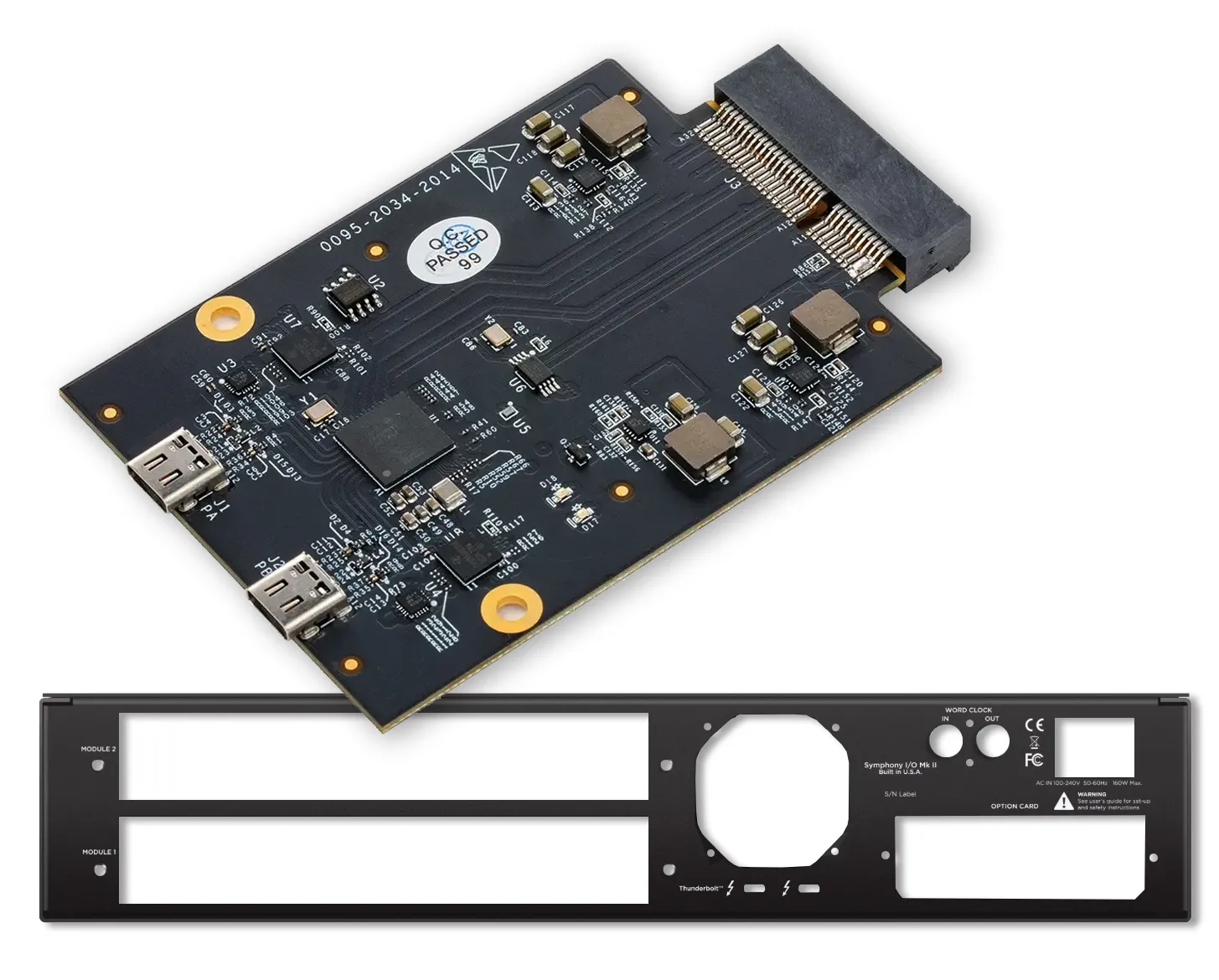 Symphony I/O MK II TB3 Card + Rear Panel