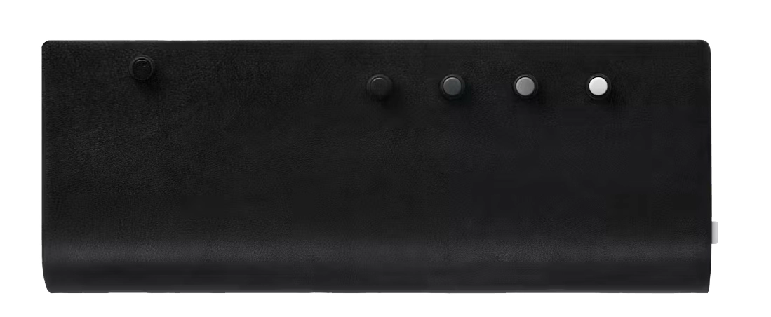 field leather wrap black
