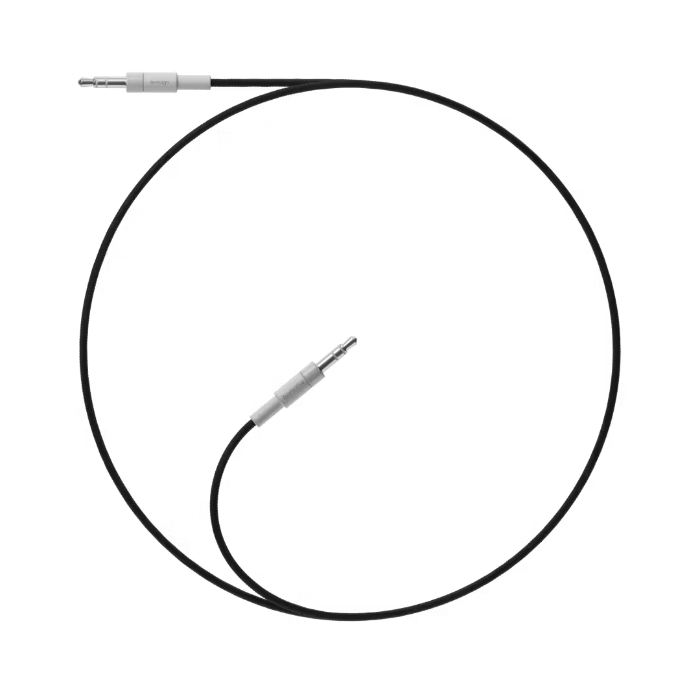 field textile audio cable 3.5 mm - 3.5 mm