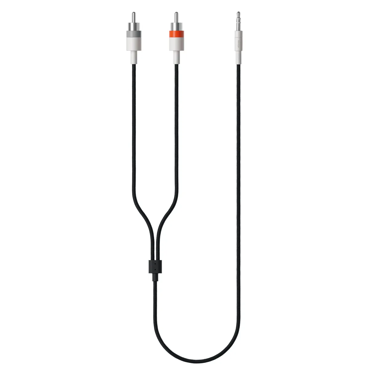textile cable 3.5mm to 2 x RCA