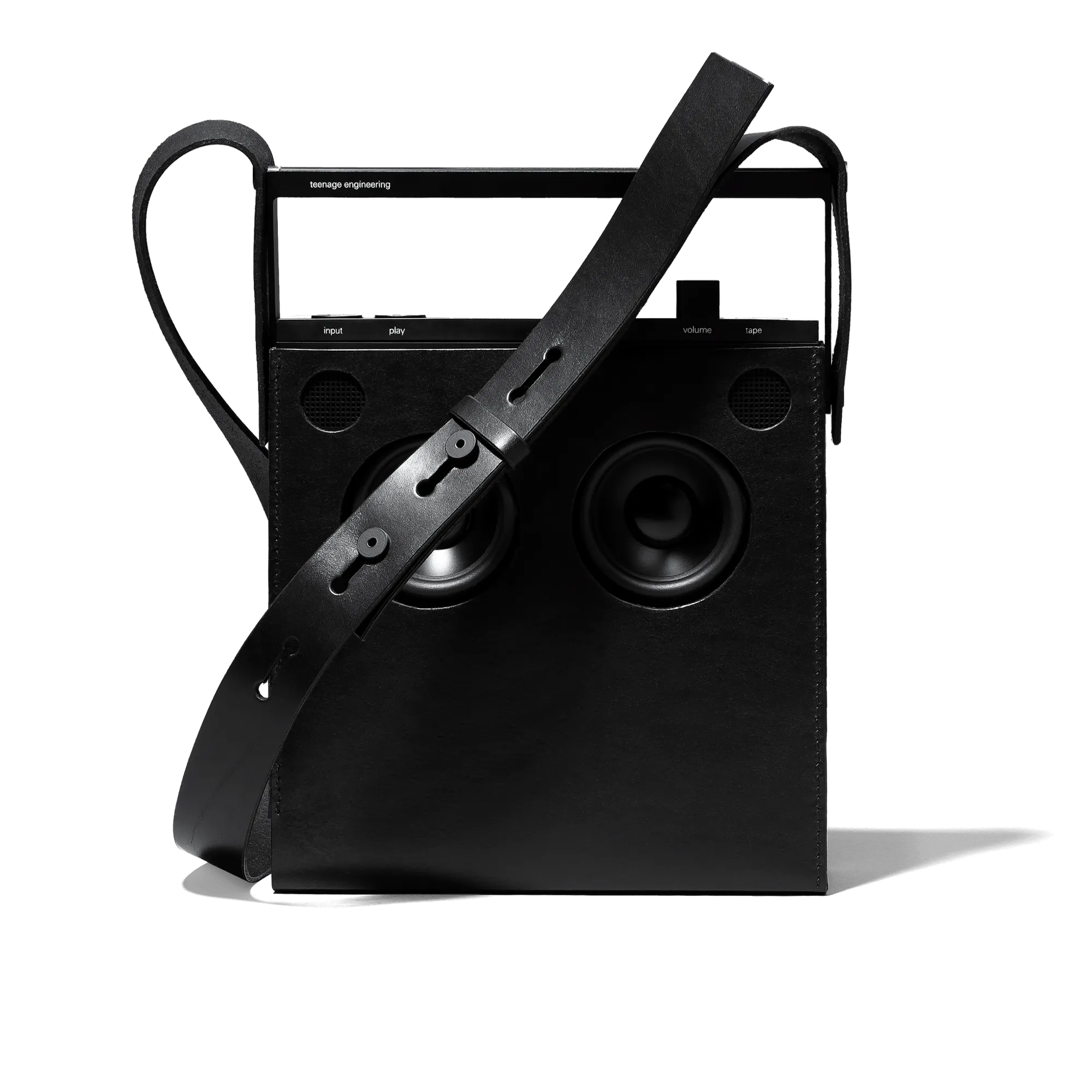 OB–4 leather bag & strap