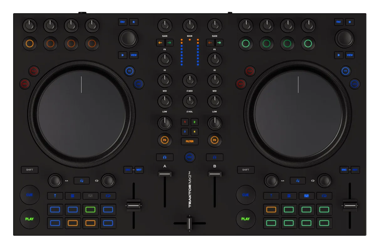 TRAKTOR KONTROL MX2【TRAKTOR PRO4永続ライセンス付属】
