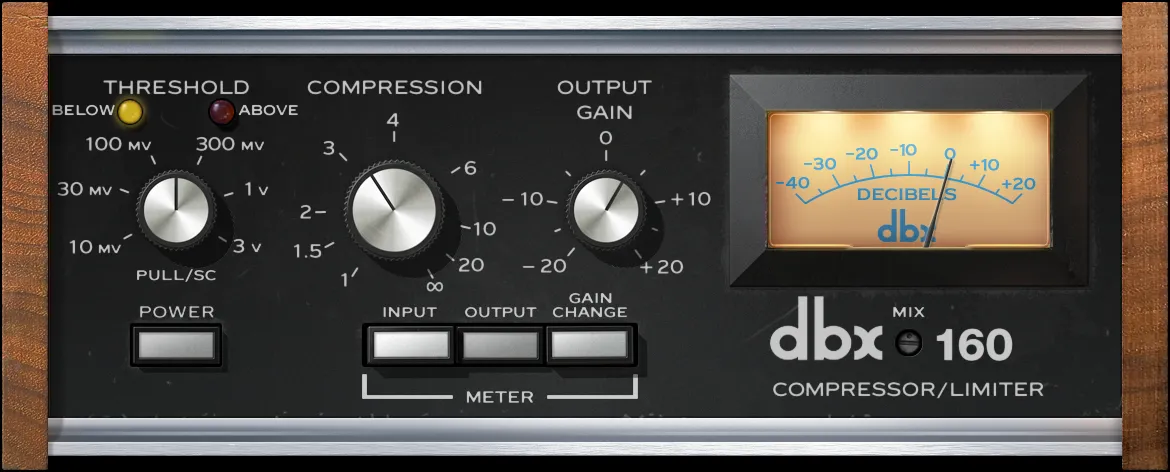 dbx® 160 Compressor / Limiter