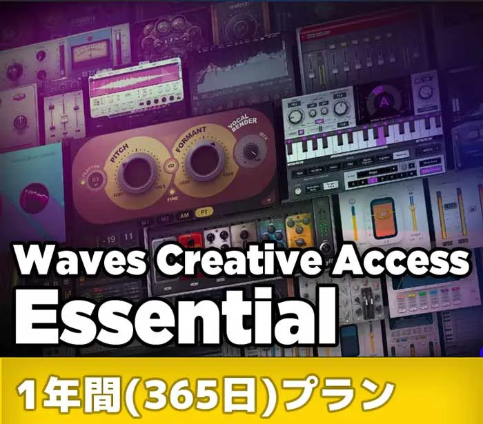 Waves Creative Access サブスクリプション : Essential 1年(365日)プラン 通常のご注文