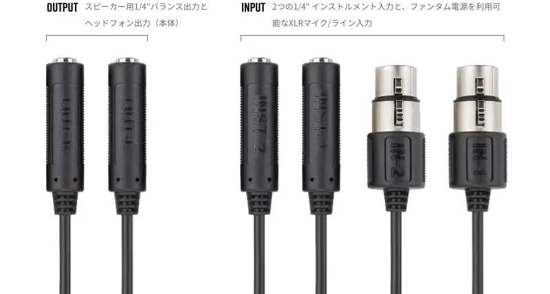 APOGEE Duet 3のアウトプット