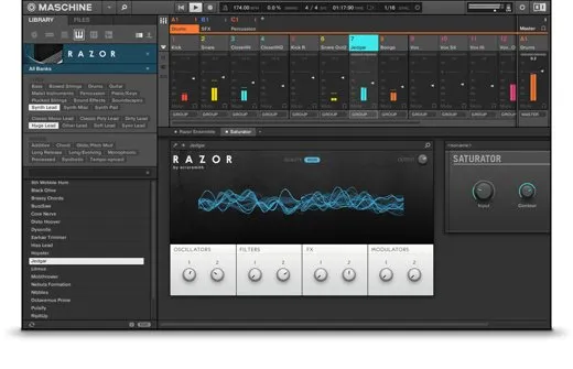 MASCHINEでRAZORを使用する例